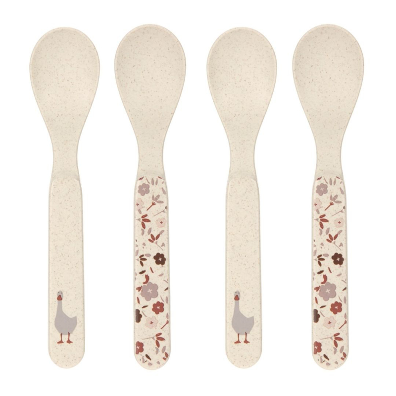 Lässig® Žlica 4 kos Tiny Farmer Goose Nature