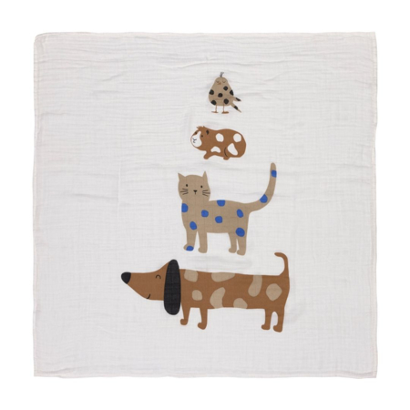 Slika za  Lässig® Tetra pelene 3 komada 80x80 Little Mateys Royal Blue
