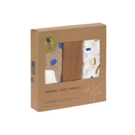 Slika za  Lässig® Tetra pelene 3 komada 80x80 Little Mateys Royal Blue