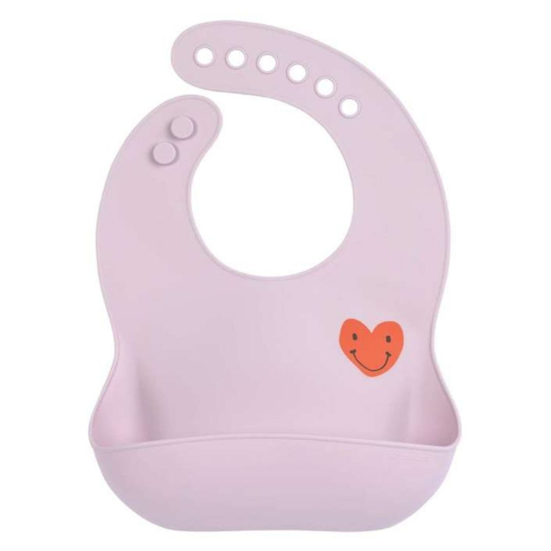 Picture of Lässig® Silicone Bib Happy Rascals Heart Lavender