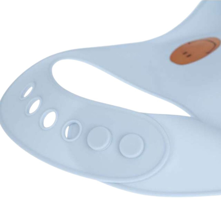 Slika za Lässig® Silikonski podbradnjak Happy Rascals Smile Sky Blue