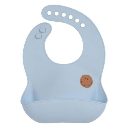 Slika za Lässig® Silikonski podbradnjak Happy Rascals Smile Sky Blue