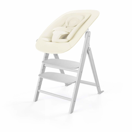 Cybex® Otroški stolček za hranjenje Click&Fold 4v1 White