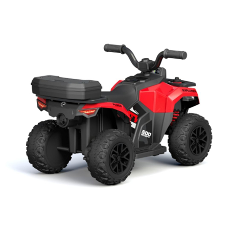 KikkaBoo® Štirikolesnik na akumulator ATV Master Red