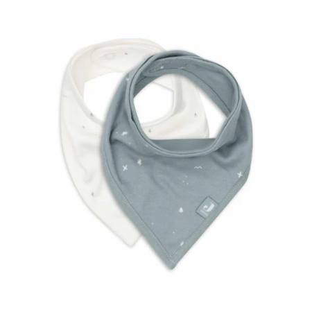Slika Jollein® Bombažni slinček Velvet Rib Sea Green/Ivory 2 kosa