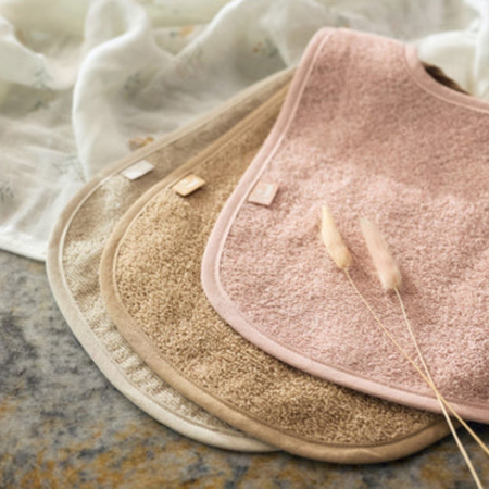 Jollein® Komplet 3 bombažnih slinčkov Wild Rose/Nougat/Biscuit