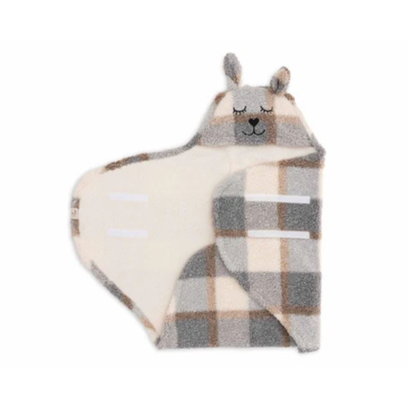 Slika za Jollein® Dekica za novorođenče Bunny Check Boucle 105x100