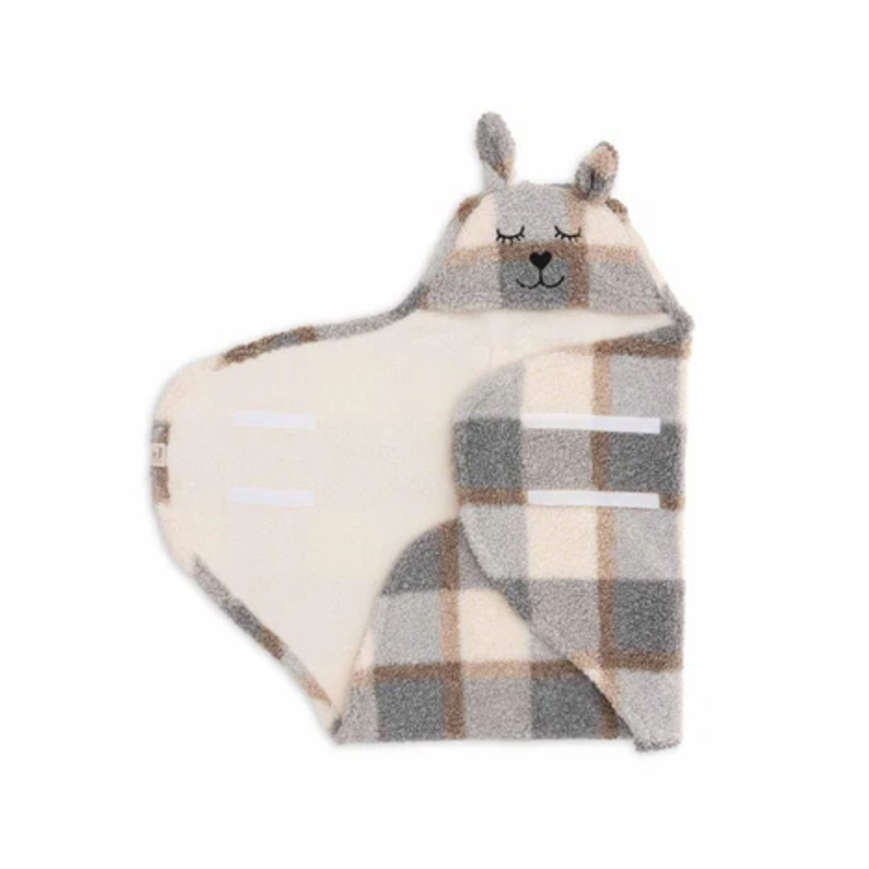 Slika za Jollein® Dekica za novorođenče Bunny Check Boucle 105x100