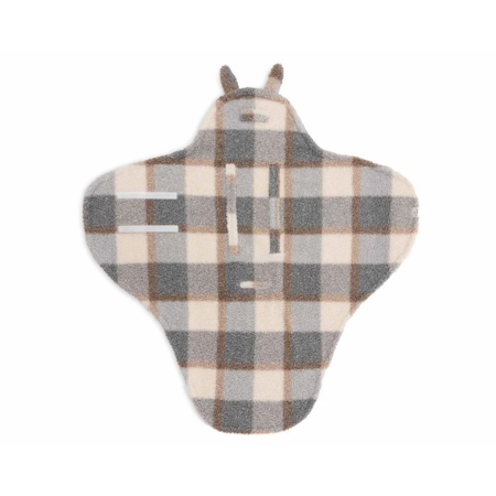 Slika za Jollein® Dekica za novorođenče Bunny Check Boucle 105x100