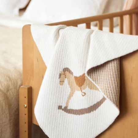 Immagine di Jollein® Coperta a maglia 100x75 Nostalgic Ride