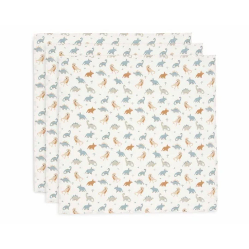 Jollein® Komplet 3 tetra pleničk Roarsome 70x70 cm
