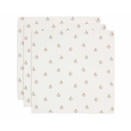 Jollein® 3pack Muslin multi cloth small Nostalgic Ride 70x70 cm