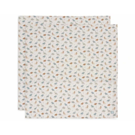 Slika Jollein® Komplet 2 povijalnih pleničk Roarsome 115x115