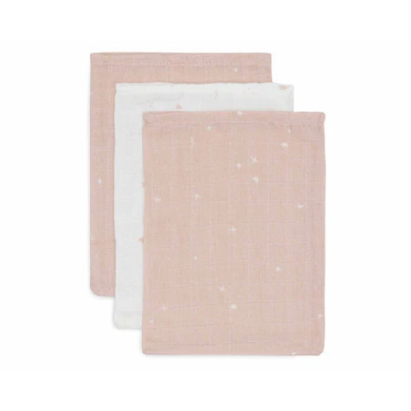 Slika za Jollein® Komplet 3 krpice za umivanje Twinkling Wild Rose 20x15