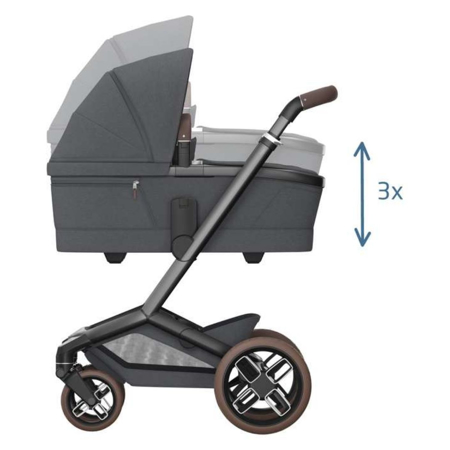 Maxi Cosi® Otroški voziček 2v1 Fame Twillic Graphite