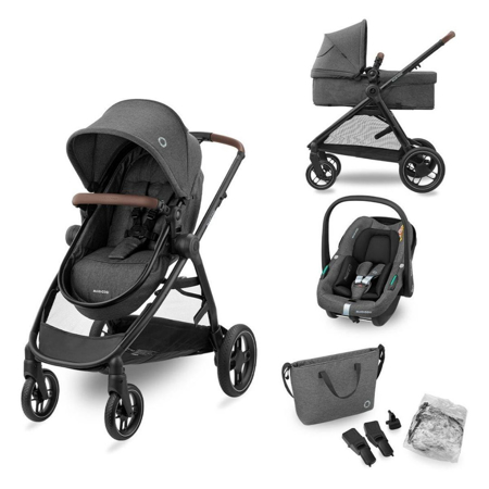 Slika Maxi Cosi® Otroški voziček 3v1 Zelia S Dark Grey