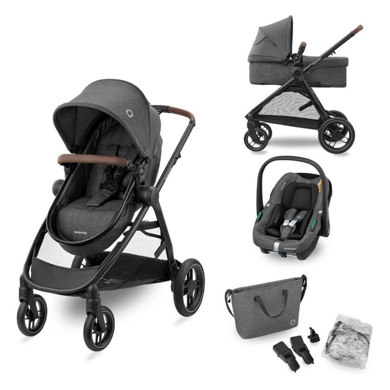 Slika za Maxi Cosi® Dječja kolica 3u1 Zelia S Dark Grey