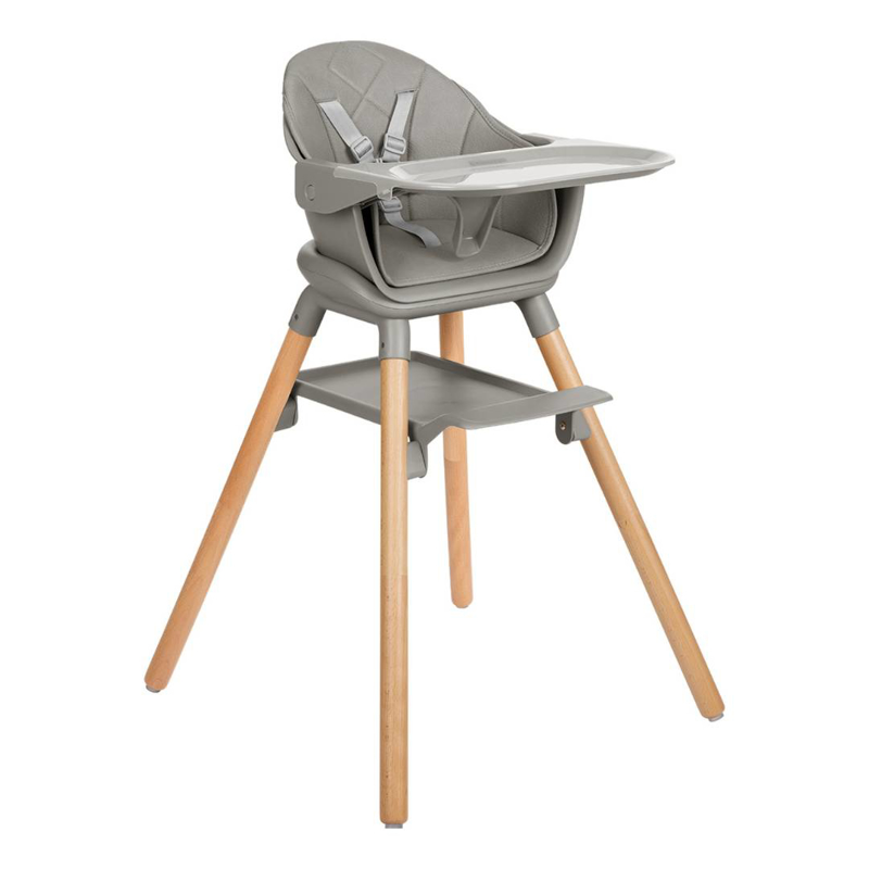Immagine di KikkaBoo® Seggiolone 2 in 1 Woody Grey