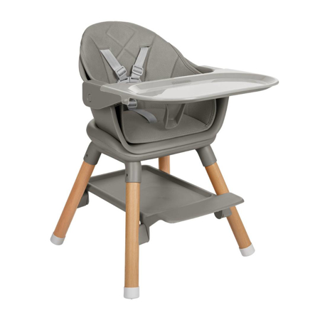 Immagine di KikkaBoo® Seggiolone 2 in 1 Woody Grey
