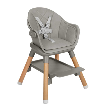 Immagine di KikkaBoo® Seggiolone 2 in 1 Woody Grey