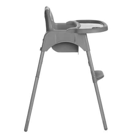 KikkaBoo® Otroški stol za hranjenje 2v1 Jammy Grey