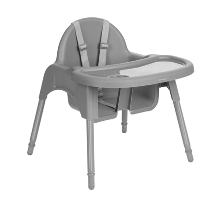 KikkaBoo® Otroški stol za hranjenje 2v1 Jammy Grey