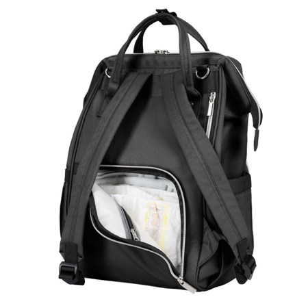 Slika za KikkaBoo® Ruksak za previjanje Black & Silver 2025