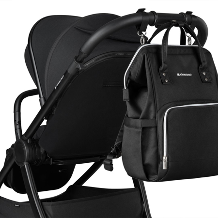 Slika za KikkaBoo® Ruksak za previjanje Black & Silver 2025