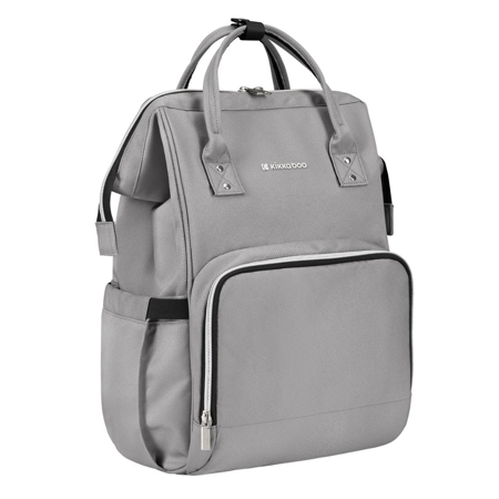 KikkaBoo® Previjalni nahrbtnik Siena Light Grey 2025