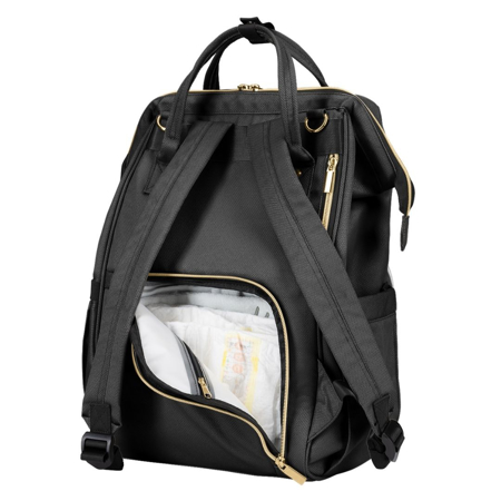 Slika za KikkaBoo® Ruksak za previjanje Black & Gold 2025