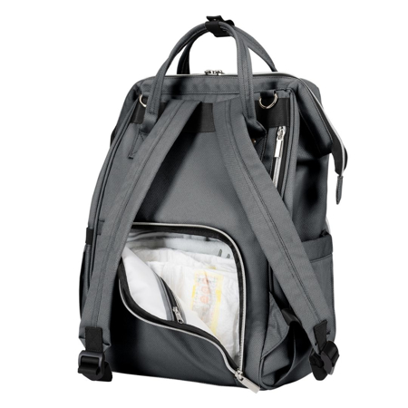 KikkaBoo® Previjalni nahrbtnik Siena Dark Grey 2025