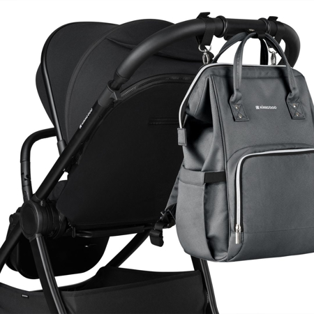 KikkaBoo® Previjalni nahrbtnik Siena Dark Grey 2025