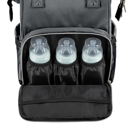 KikkaBoo® Previjalni nahrbtnik Siena Dark Grey 2025
