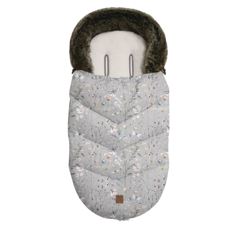Slika za KikkaBoo® Zimska vreća Luxury Dreamy Fields Grey