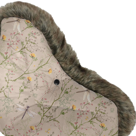 Slika za KikkaBoo® Rukavica za kolica Luxury Secret Garden Beige