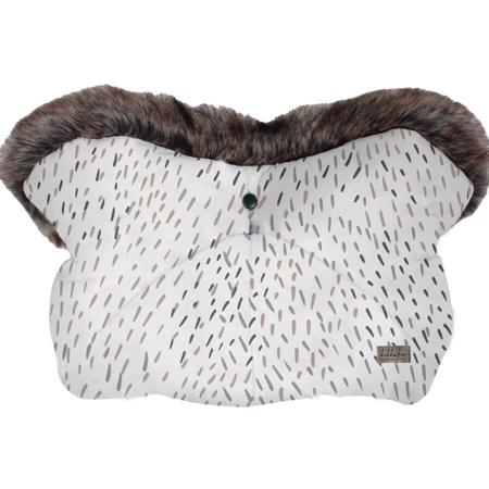 KikkaBoo® Rukavica za kolica Trendy Memphis White