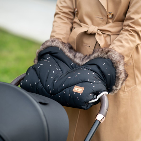 KikkaBoo® Enojna rokavica za voziček Urban Black