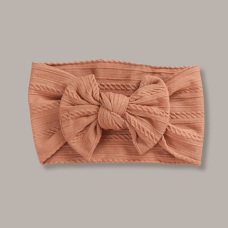 Petite Anna® Širok elastičen trak s pentljo Boho Sand