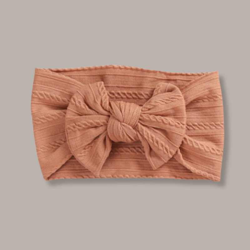 Petite Anna® Širok elastičen trak s pentljo Boho Sand