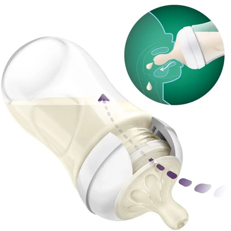 Philips AVENT® Steklena steklenička s cucljem Natural Response 240ml
