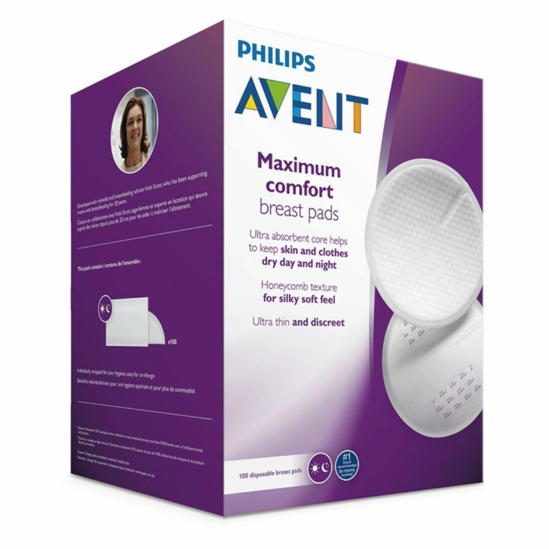 Philips AVENT® Blazinice za dojenje 100 kos