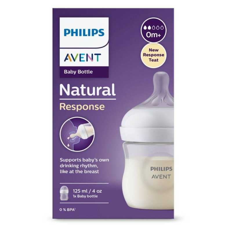 Philips AVENT® Steklenička s cucljem Natural Response 125ml