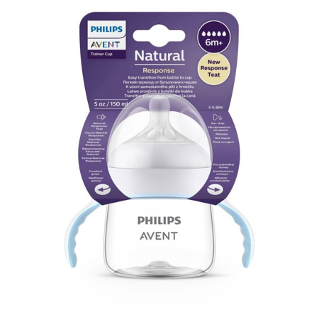 Philips AVENT® Steklenička s cucljem in ročaji Natural Response 150ml