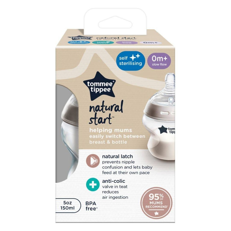 Tommee Tippee® Steklenička s cucljem Natural Start 150ml