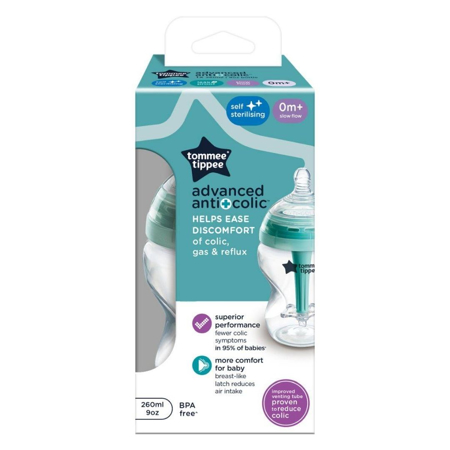 Tommee Tippee® Steklenička s cucljem Advanced Anti-Colic 260ml