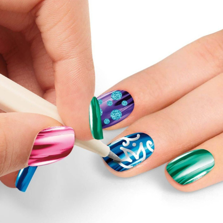 Picture of CrazArt® Metallic Rainbow Nail Art Set