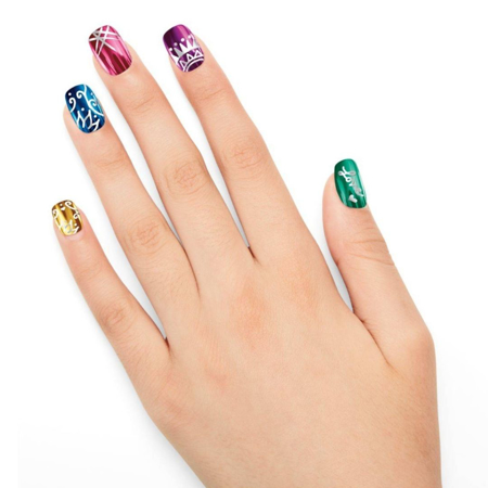 Picture of CrazArt® Metallic Rainbow Nail Art Set