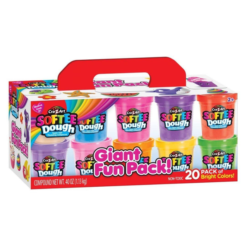 Slika za CrazArt® Dječji plastelin Softee Dough 20 kom