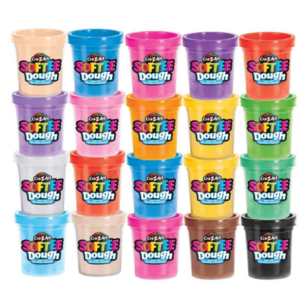 Slika za CrazArt® Dječji plastelin Softee Dough 20 kom