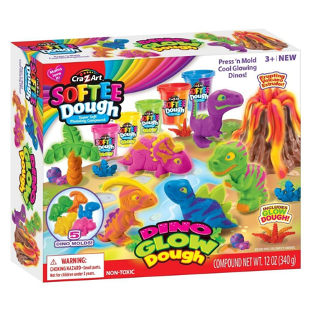 Slika CrazArt® Otroški plastelin Dinozavri Softee Dough